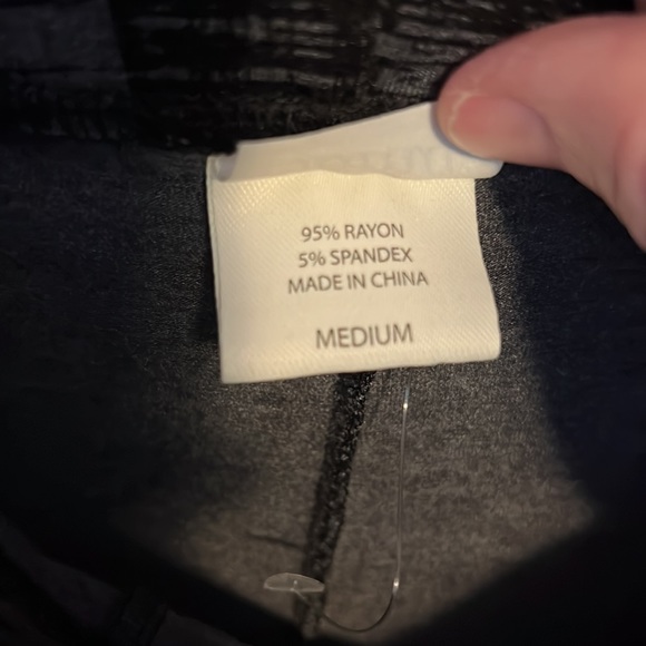 New without tag Soma Super Soft Abstract Print Black & Gray Leggings Medium - Picture 6 of 6